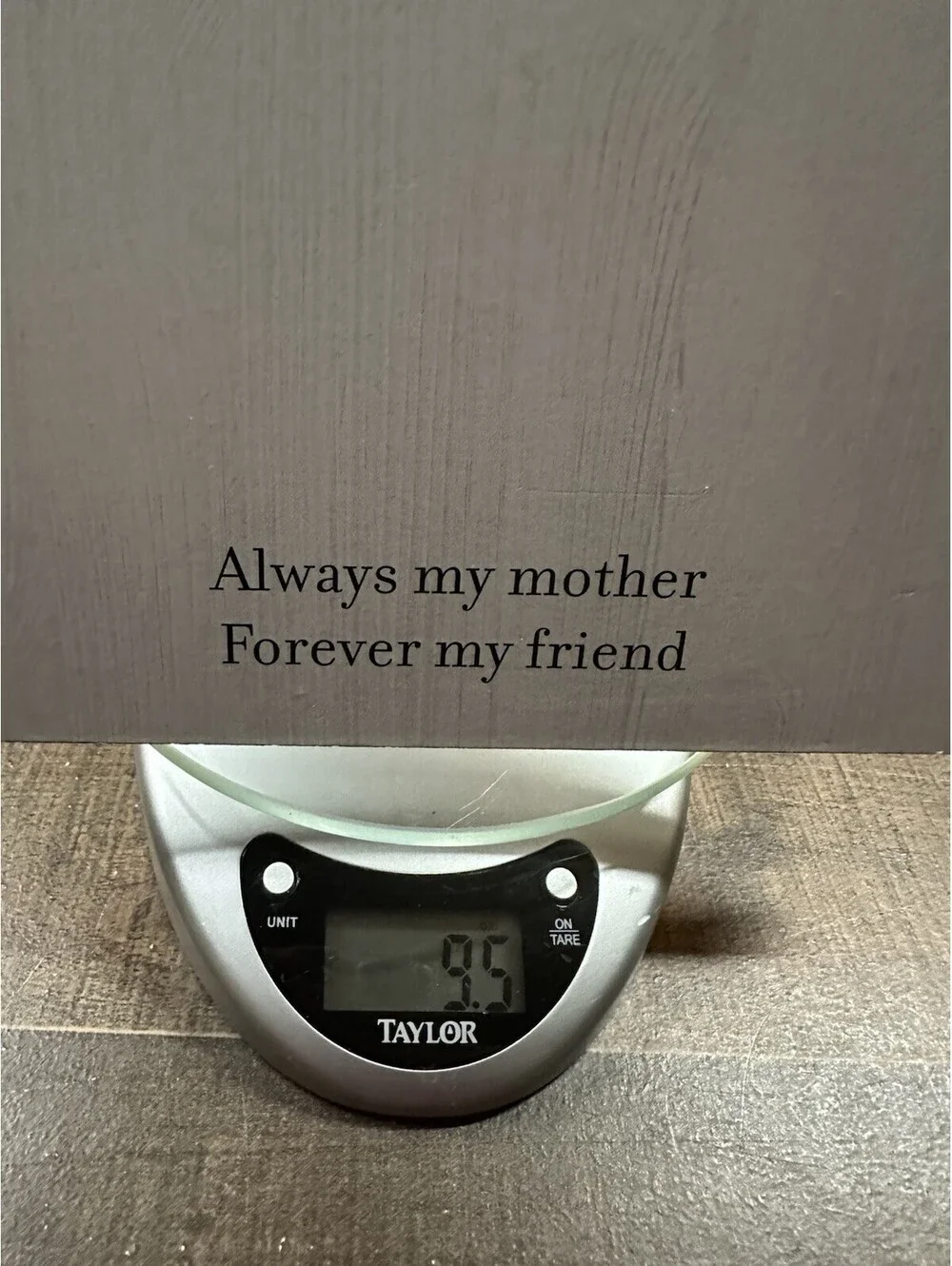 Wooden Photo Frame with Sentimental Quote